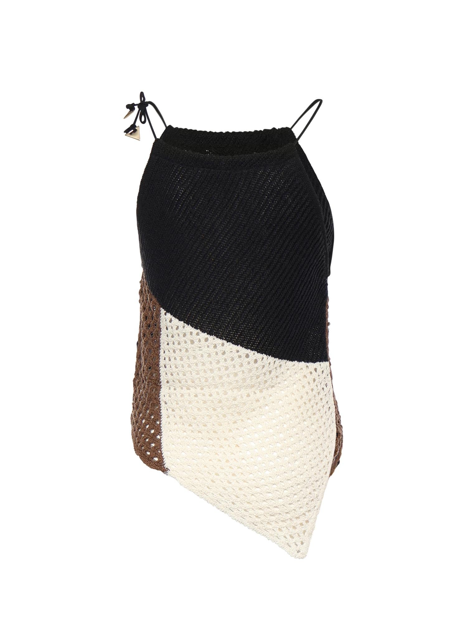 Top asimmetrico in maglia CNKD13073  INSPIRED BY AKEP 