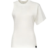 T-shirt 'Scuba' asimmetrica 225JTS201JS0107 0001 COURREGES 