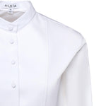 Body-camicia in popeline di cotone AA9B0416T611C 000 ALAIA 