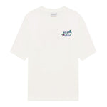 T-shirt in jersey con ricamo Slogan LTS327CO248 OW Drôle de Monsieur 