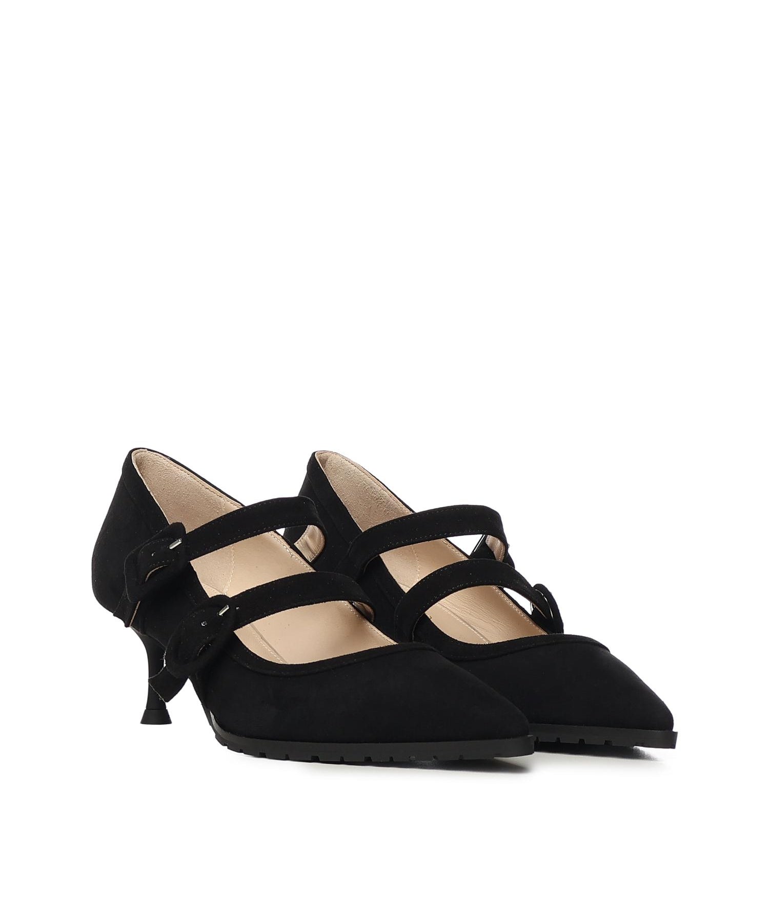Pumps Geluci in camoscio GELUCI CAM. NERO GIULIANO GALIANO 