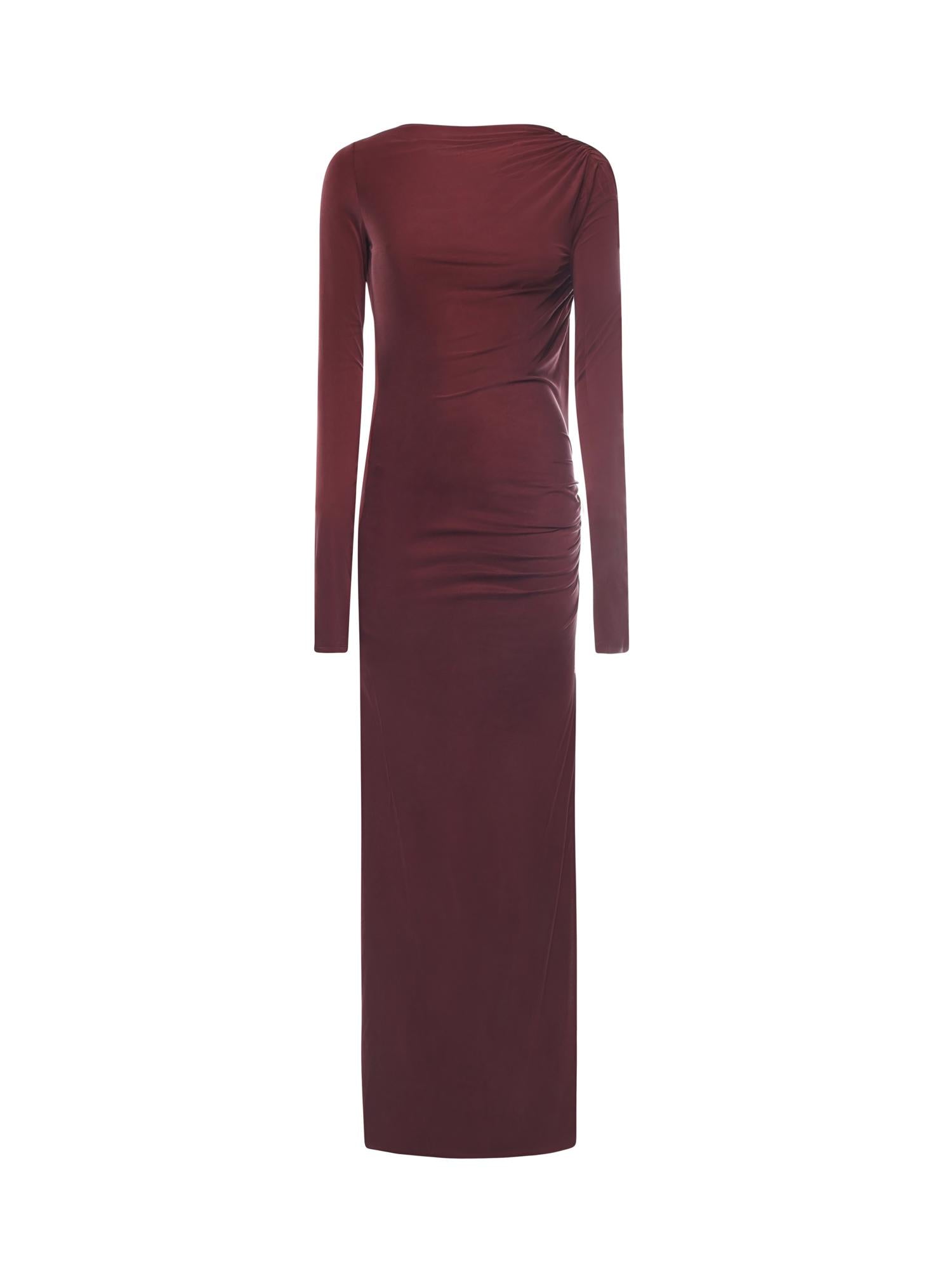 Abito lungo Sophie T180129A TJV045ROUGE NOIR THE ANDAMANE 
