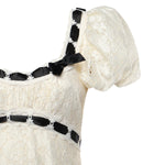 Abito lungo in pizzo CD3967 CREAM FOR LOVE & LEMONS 