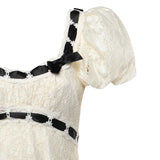 Abito lungo in pizzo CD3967 CREAM FOR LOVE & LEMONS 