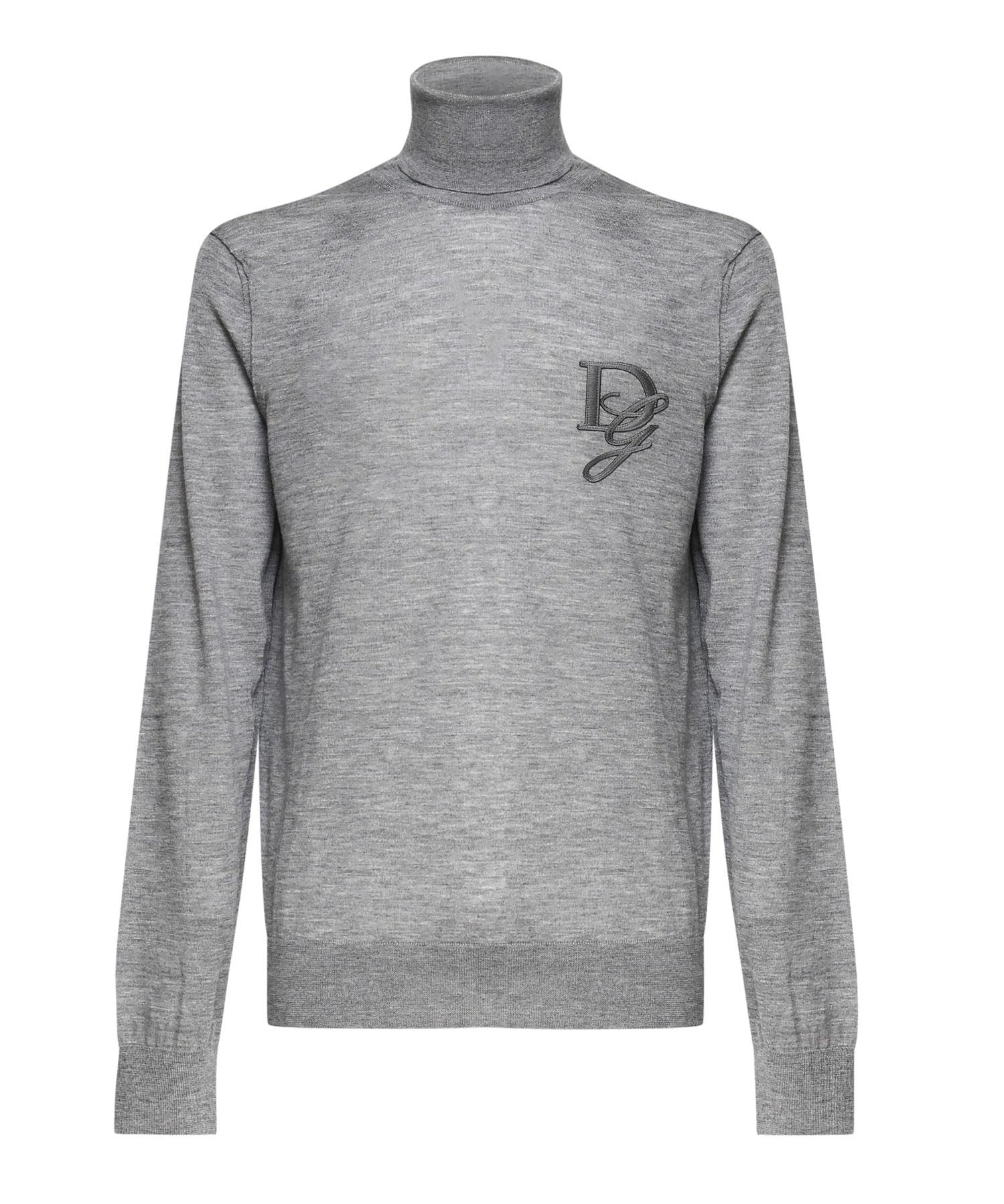 Maglia in lana vergine a collo alto GXW05Z JAWXRN0038 DOLCE & GABBANA 