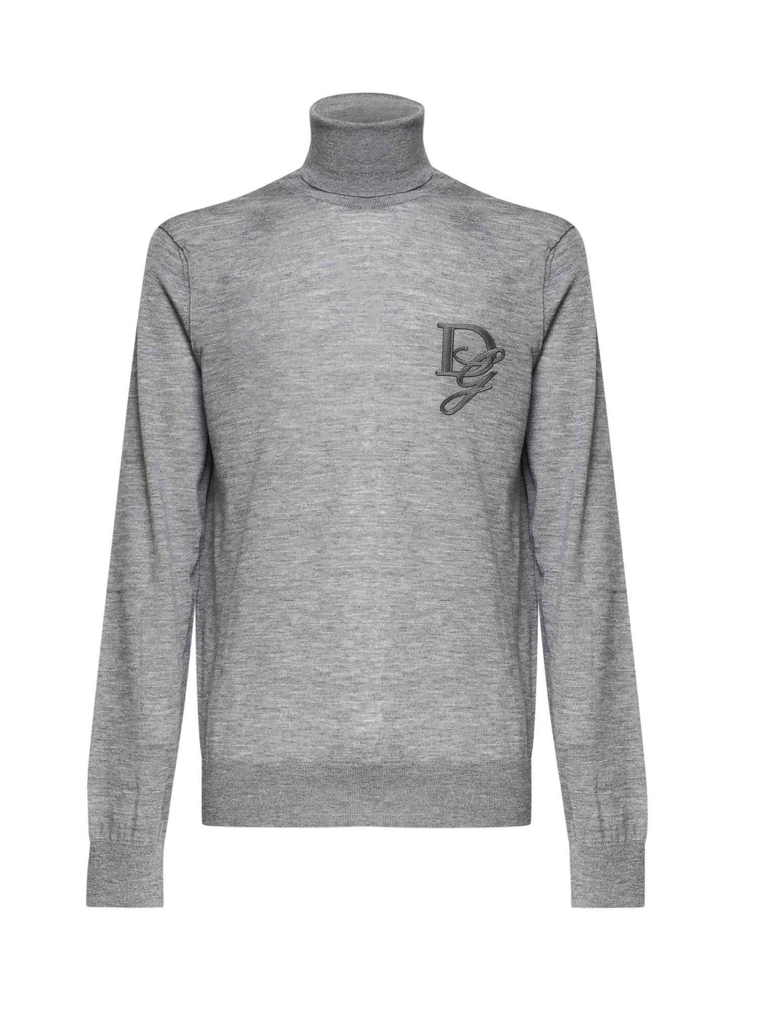 Maglia in lana vergine a collo alto GXW05Z JAWXRN0038 DOLCE & GABBANA 