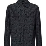 Giacca in denim FF Jacquard FW1321 AUX4F0BUZ FENDI 