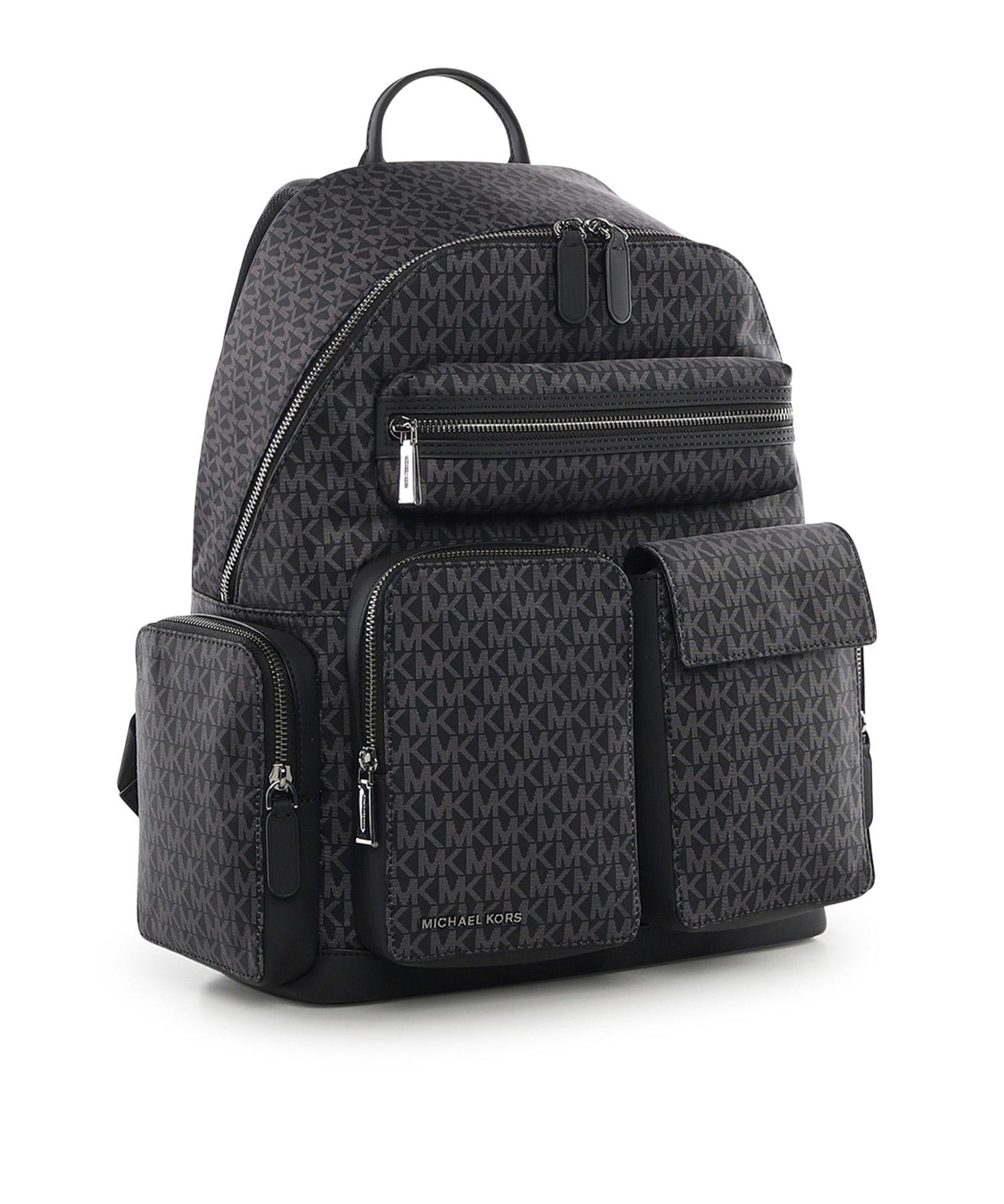 Zaino cargo Brooklyn con stampa logo 33R6LBNB7O 001 MICHAEL MICHAEL KORS 