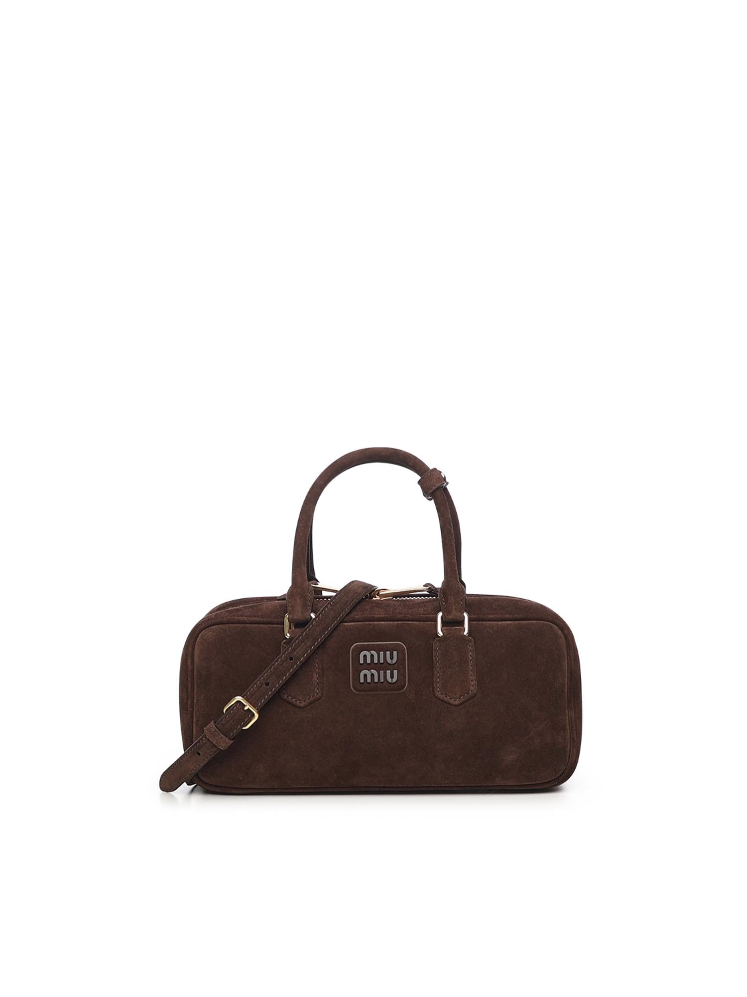 Borsa Arcadie in pelle scamosciata 5BB148 2CS4F0003 MIU MIU 