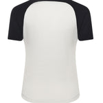 T-shirt Circle Contrast in cotone 325JTS214JS0203 0098 COURREGES 