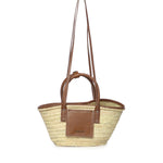 Borsa Le Petit Panier Soli in rafia e pelle BAW00044AC01C04 811 JACQUEMUS 