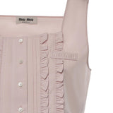 Top in popeline MT2245 10RGF0E18 MIU MIU 