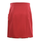 Minigonna a portafoglio con dettagli metallici 79AJE353 N0278564 GENNY 