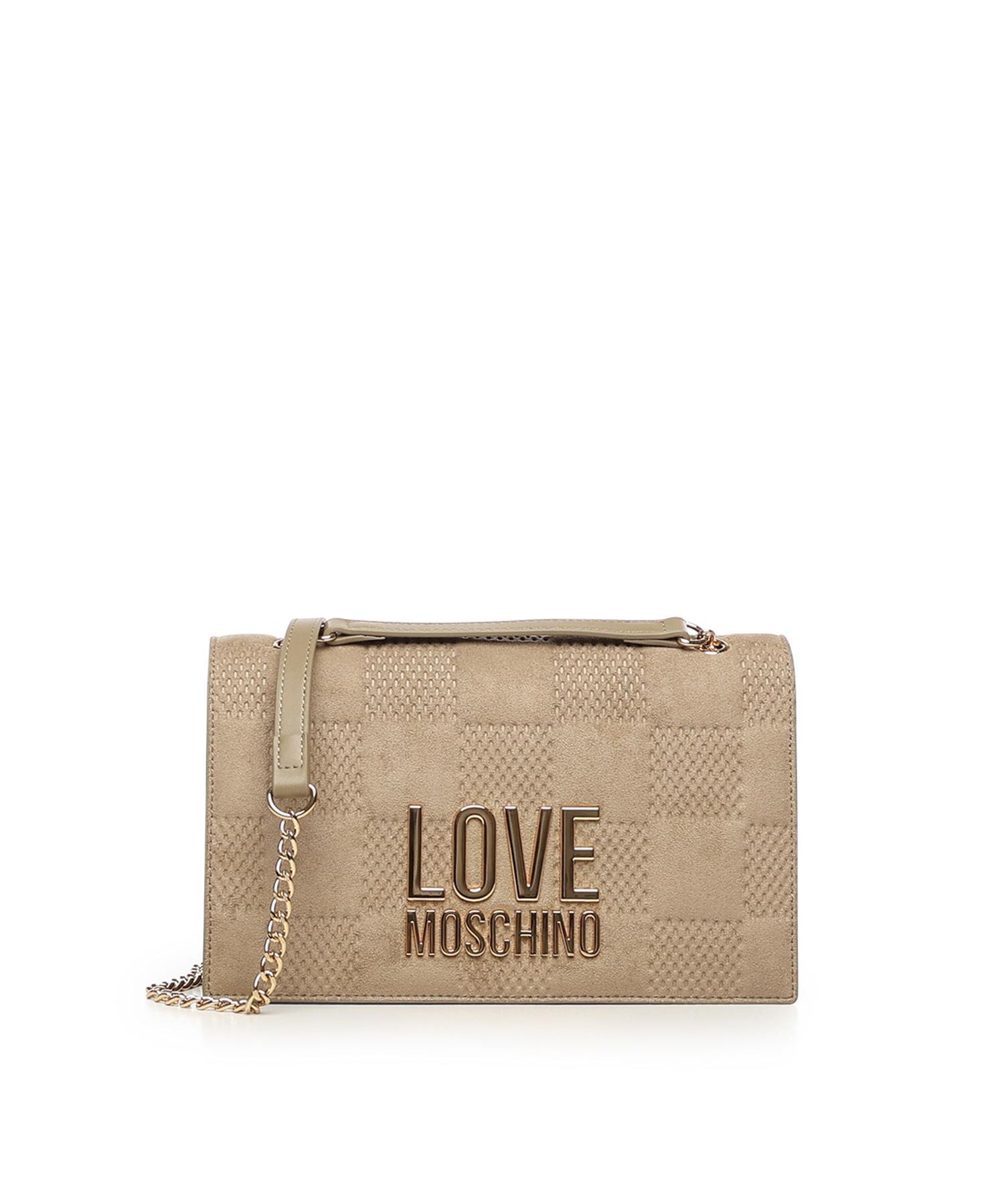 Borsa a spalla con logo JC4122PP0NKB1 10A LOVE MOSCHINO 