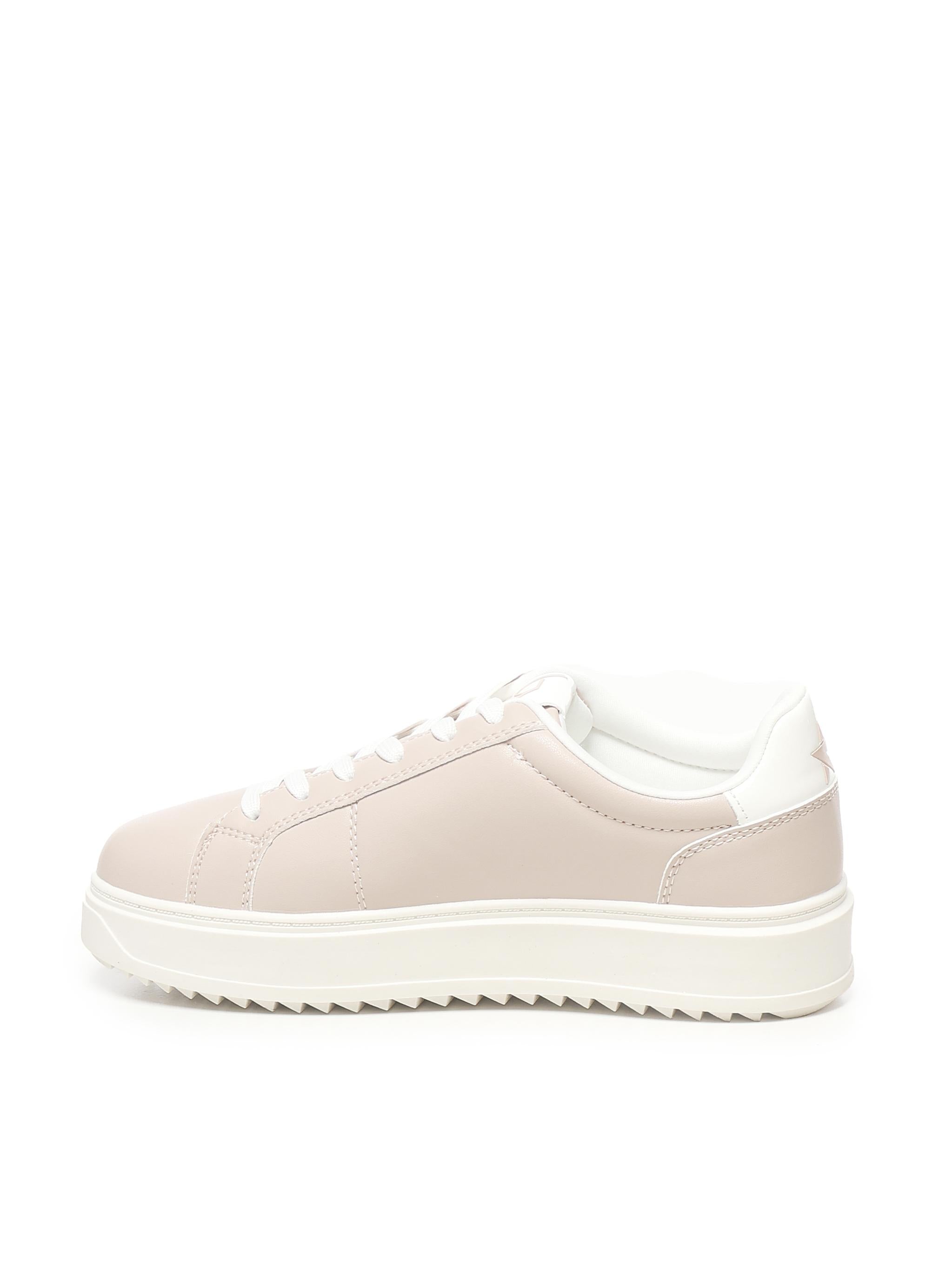 Sneakers Brooklyn con logo BYSC8WO01 NUDO/BIANCO BY BYBLOS 