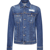 Giacca in denim di cotone G9VZ8D G8LN5S9001 DOLCE & GABBANA 