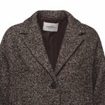 Cappotto midi melange DJ0063 VAR.UNICA OTTOD'AME 