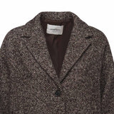 Cappotto midi melange DJ0063 VAR.UNICA OTTOD'AME 