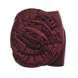Minigonna in raso con fiore 114820 2734 ROTATE 
