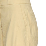 Pantaloni con piega in lino stretch 104929 A0IMC23 PINKO 