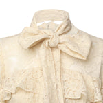 Abito in pizzo con volant Memento 5202DF252 CRM ZIMMERMANN 