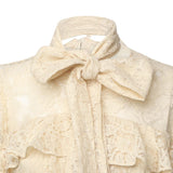 Abito in pizzo con volant Memento 5202DF252 CRM ZIMMERMANN 