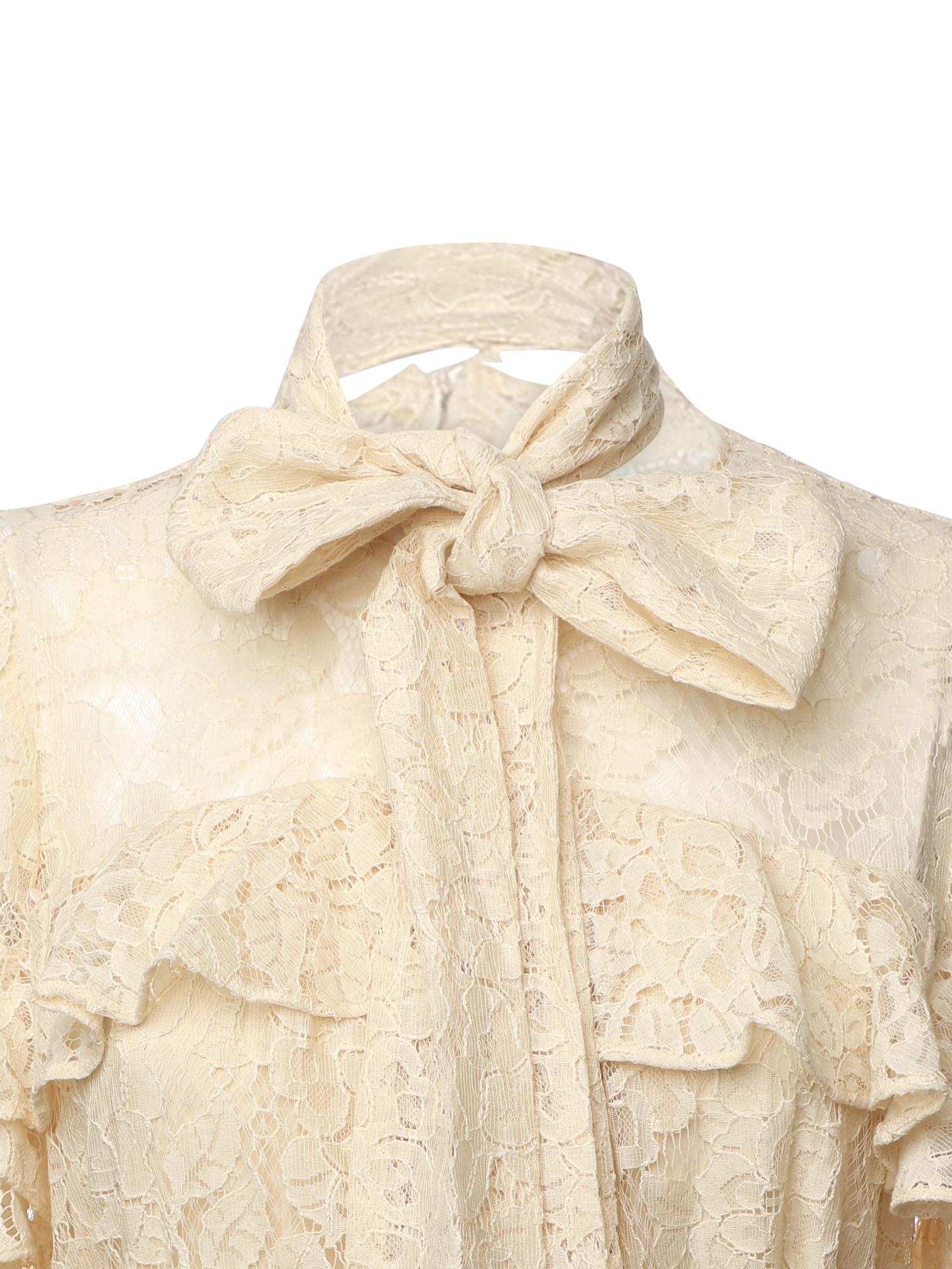 Abito in pizzo con volant Memento 5202DF252 CRM ZIMMERMANN 