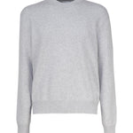 Maglia in cashmere con toppe in pelle intrecciata 772376 V2MM01180 BOTTEGA VENETA 