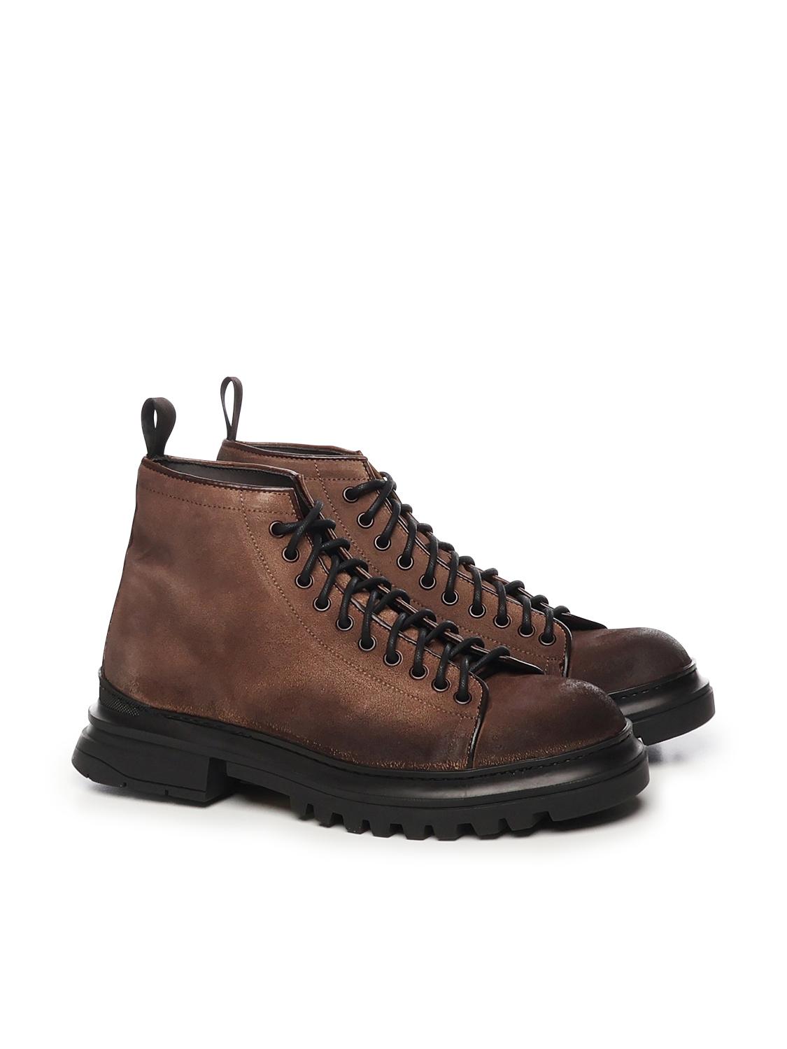Scarpe Ronnie in camoscio RONNIE CAMOSCIOTABACCO GIULIANO GALIANO 