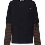 T-shirt con logo in jersey<BR/> MJL128 17ORF057W MIU MIU 