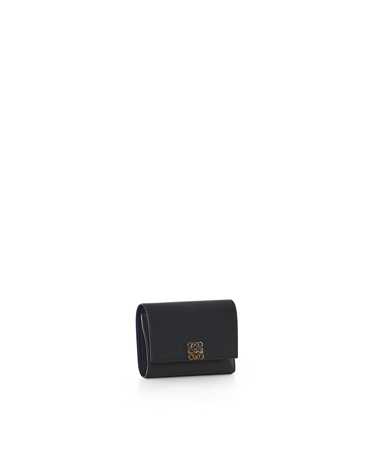 Portafoglio piccolo Anagram verticale in pelle di vitello C821S33X12 1206 LOEWE 