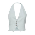 Gilet corto in cady tecnico 104931 A213E28 PINKO 