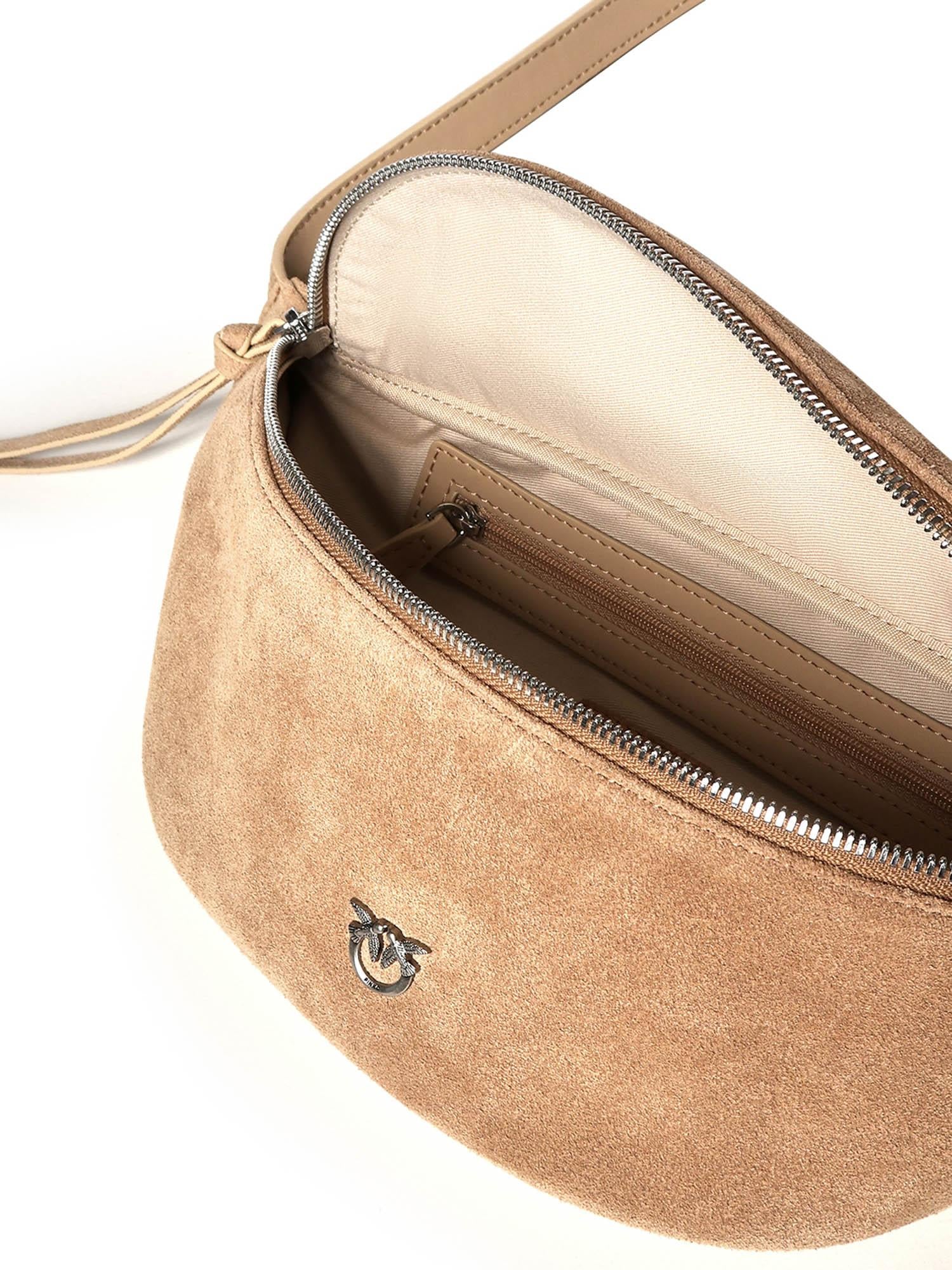 Marsupio in pelle new biker 106724 A0F6L08O PINKO 