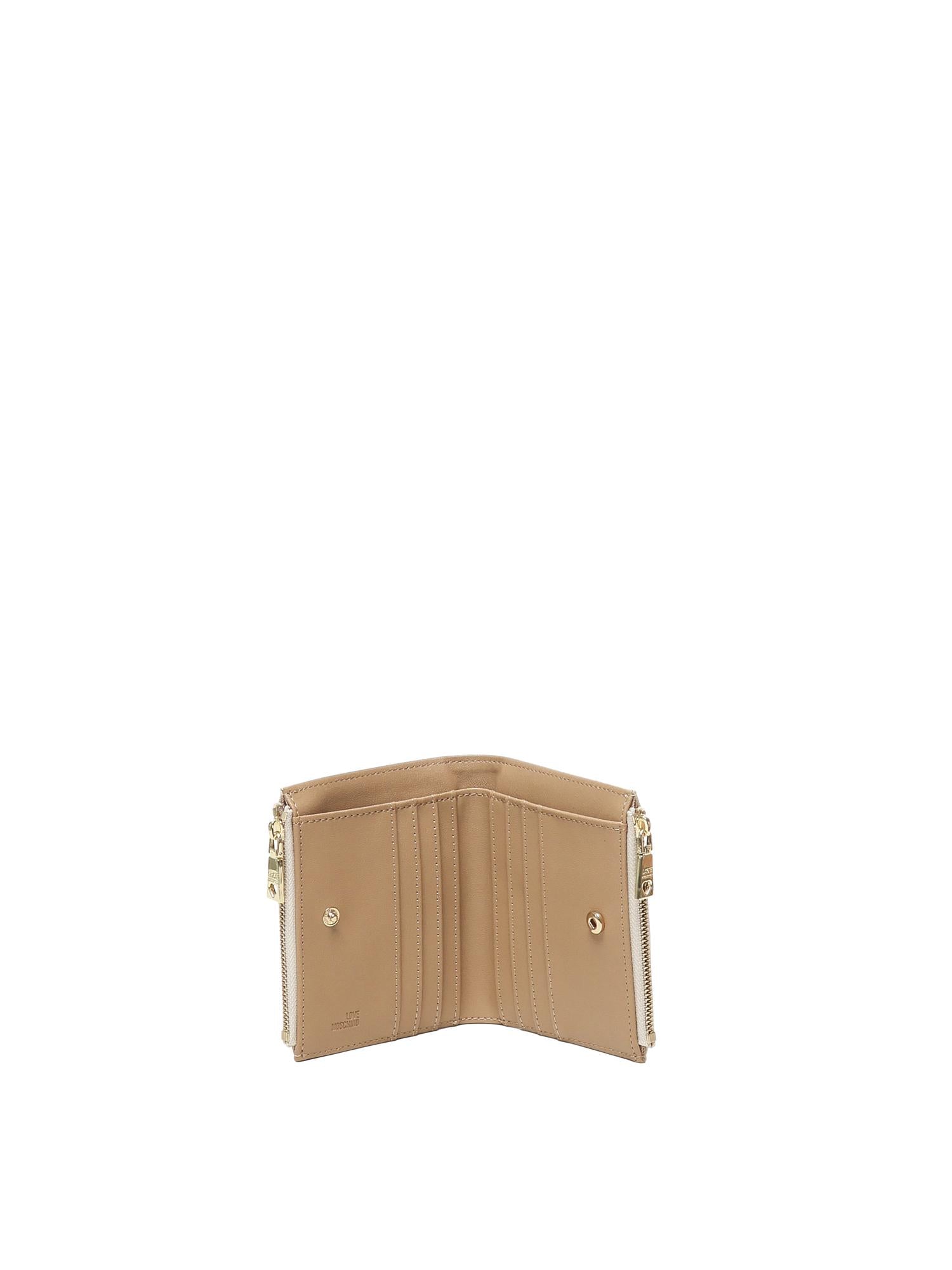 Portafoglio con logo lettering JC5734PP0LKL0 110 LOVE MOSCHINO 