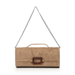 Clutch Belle Vivier in suede RBWAORC0200UMG S812 ROGER VIVIER 
