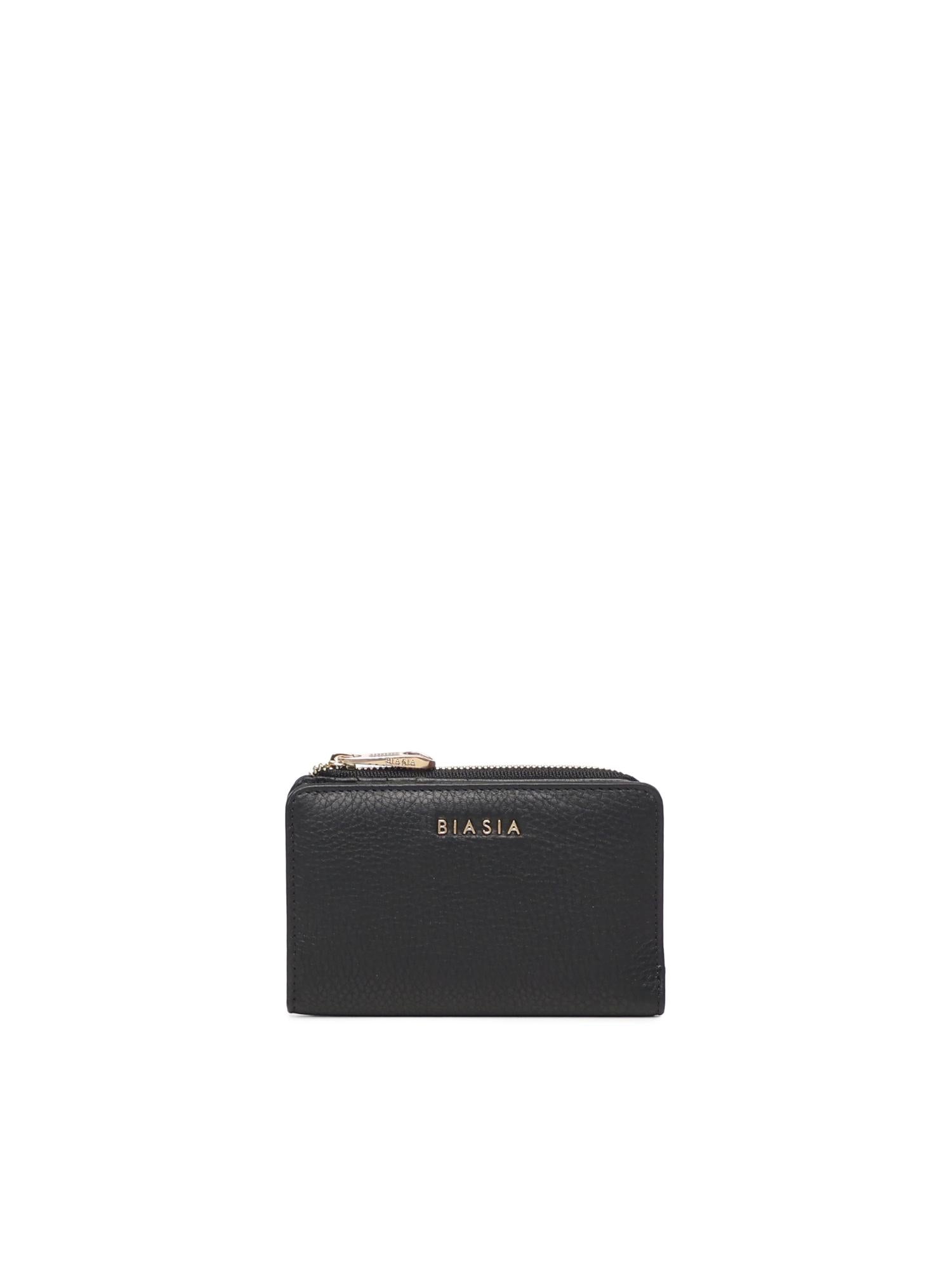 Portafoglio con logo in pelle BIPP9FF251 NERO BIASIA 