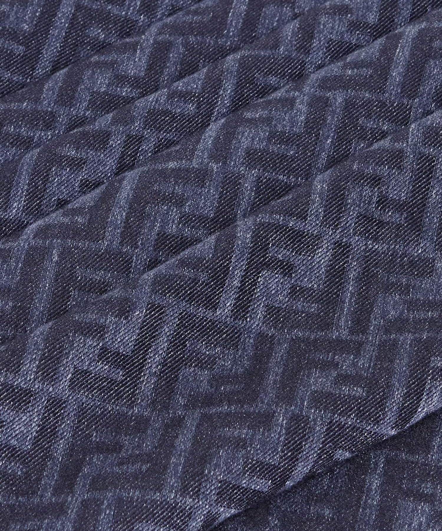Scialle FF jacquard in cotone e lana FXT069 AWEWF0RU7 FENDI 