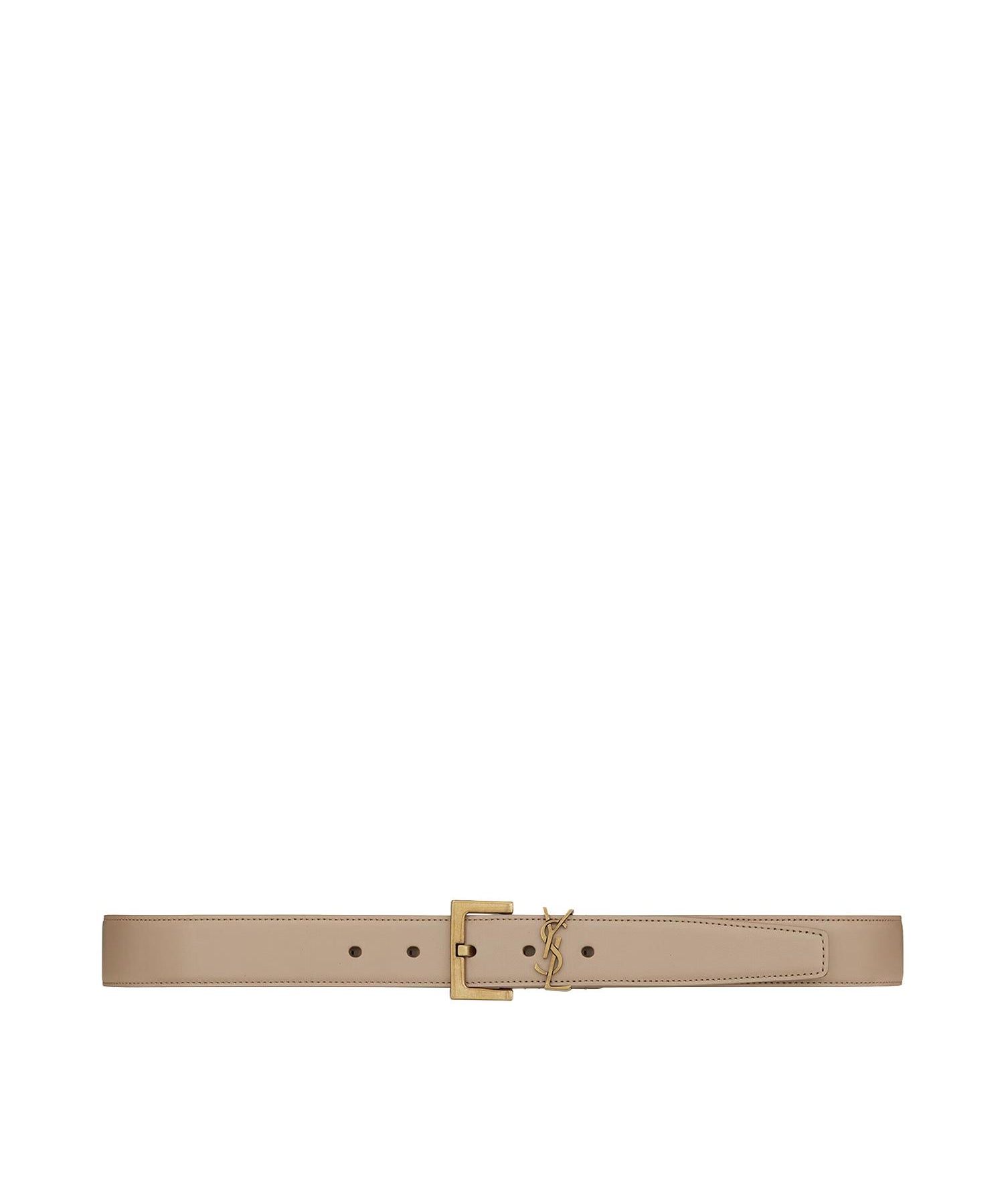 Cintura Cassandre in pelle lucida<BR/> 634437 BOO0W2721 SAINT LAURENT 