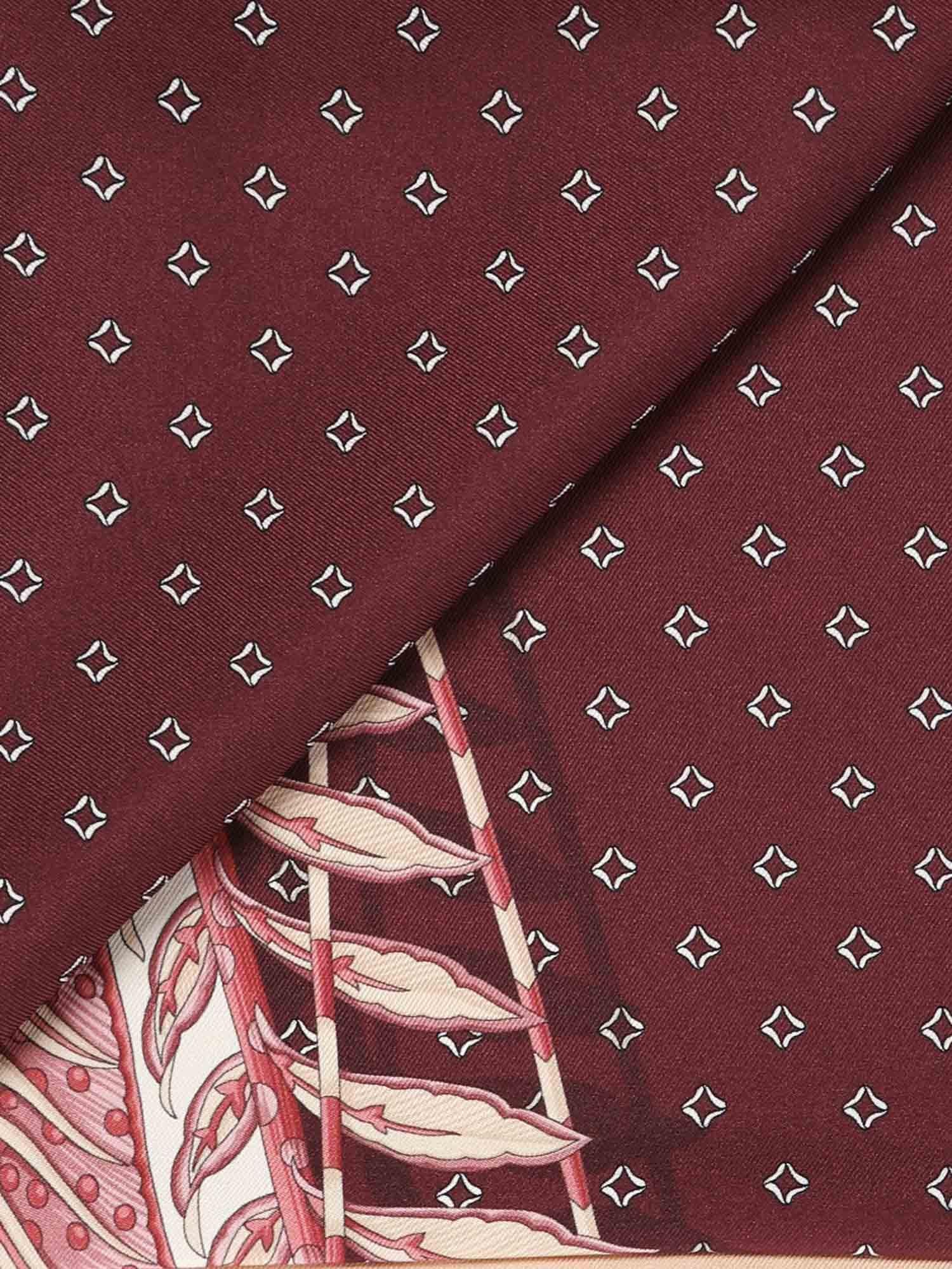 Foulard in seta con stampa 310218 785657001 FERRAGAMO 