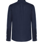 Camicia in lino con logo 710966294 504 POLO RALPH LAUREN 