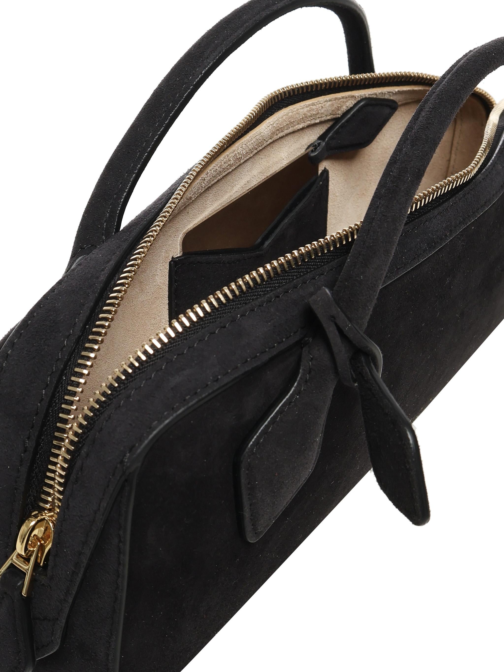 Pochette Le Teckel in pelle scamosciata AA1S06026CA328 999 ALAIA 