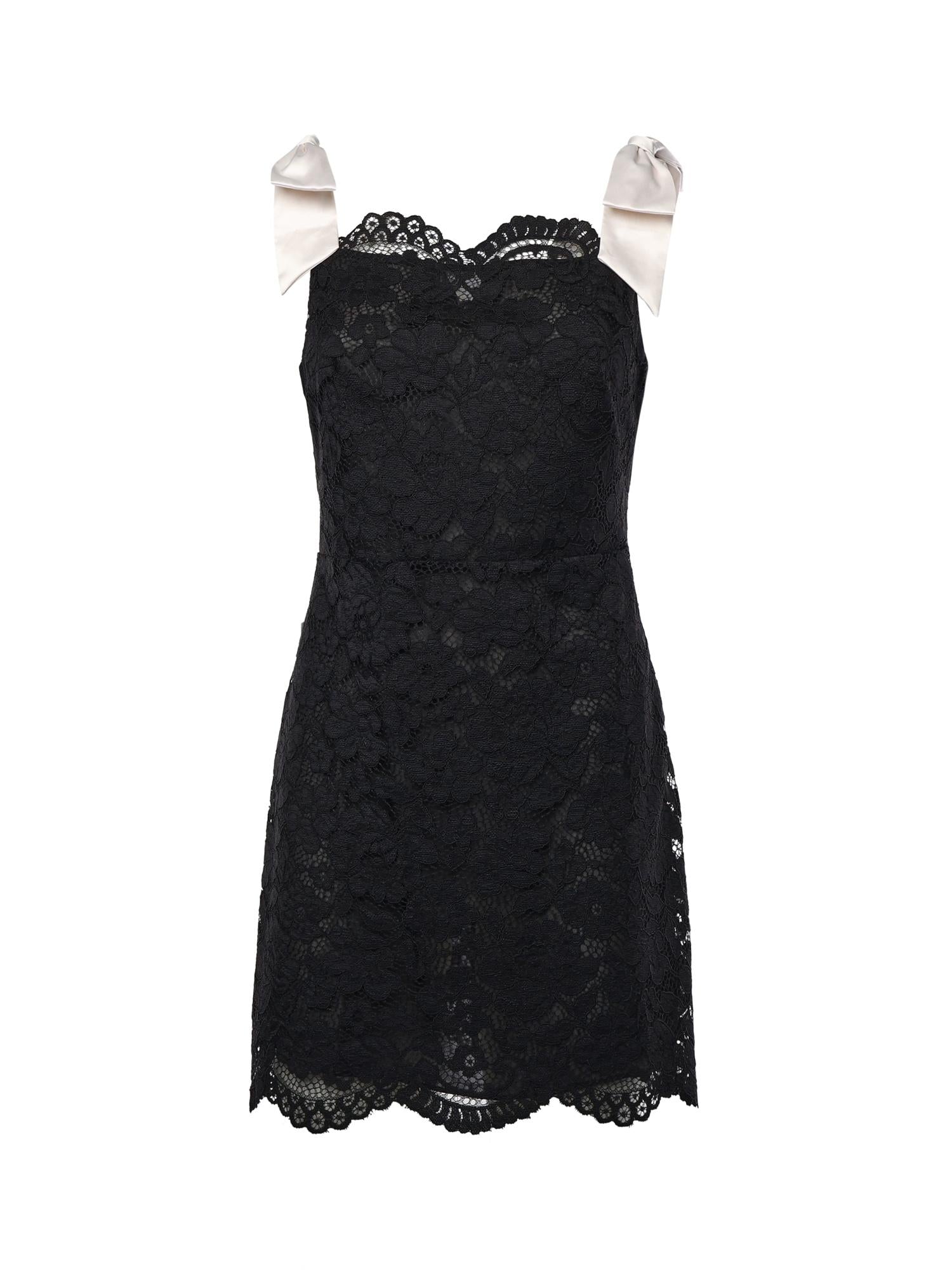 Mini abito Lakeside in pizzo CD4101 BLACK FOR LOVE & LEMONS 