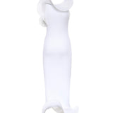 Abito in maglia con volant 80AJF896 CMX70003 GENNY 