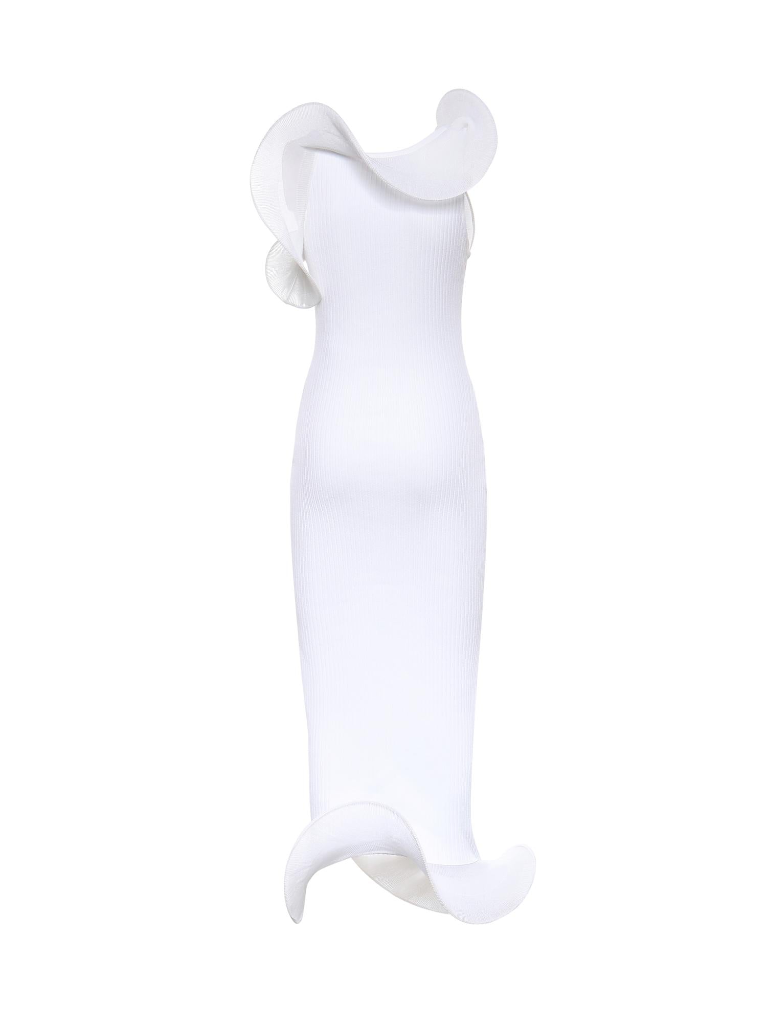Abito in maglia con volant 80AJF896 CMX70003 GENNY 