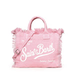 Borsa Colette in lino con logo COL0018 00142L MC2 SAINT BARTH 
