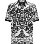 Camicia in seta stampa Maiolica G5LG9T HI1Y6IZ3TN DOLCE & GABBANA 