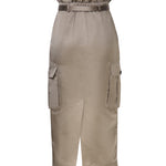 Gonna cargo in satin PF24039S KBG SELF-PORTRAIT 