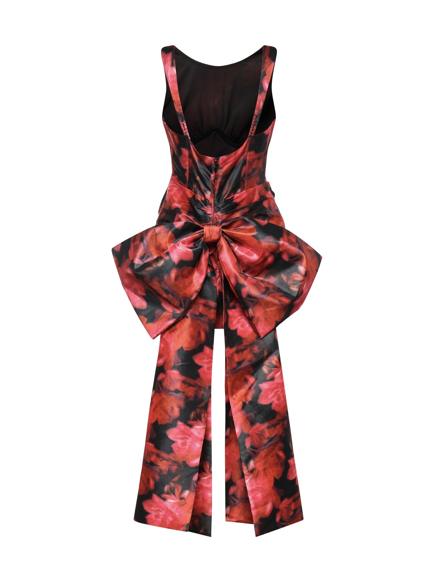 Mini abito Dark Romance CD3942 RED FOR LOVE & LEMONS 