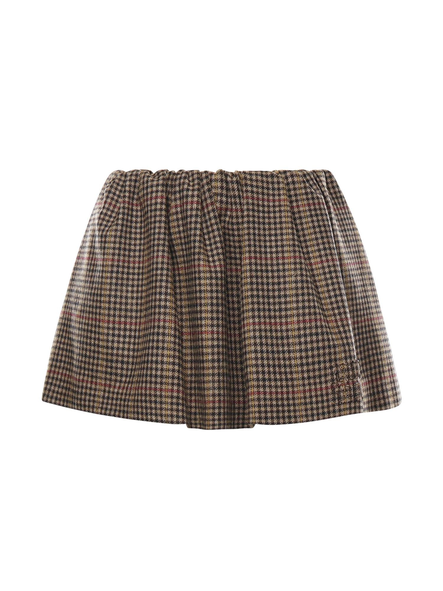 Minigonna in lana MG2594 181JF0040 MIU MIU 