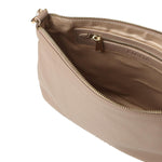 Borsa a spalla con logo BIBP9FA01 TAUPE BIASIA 